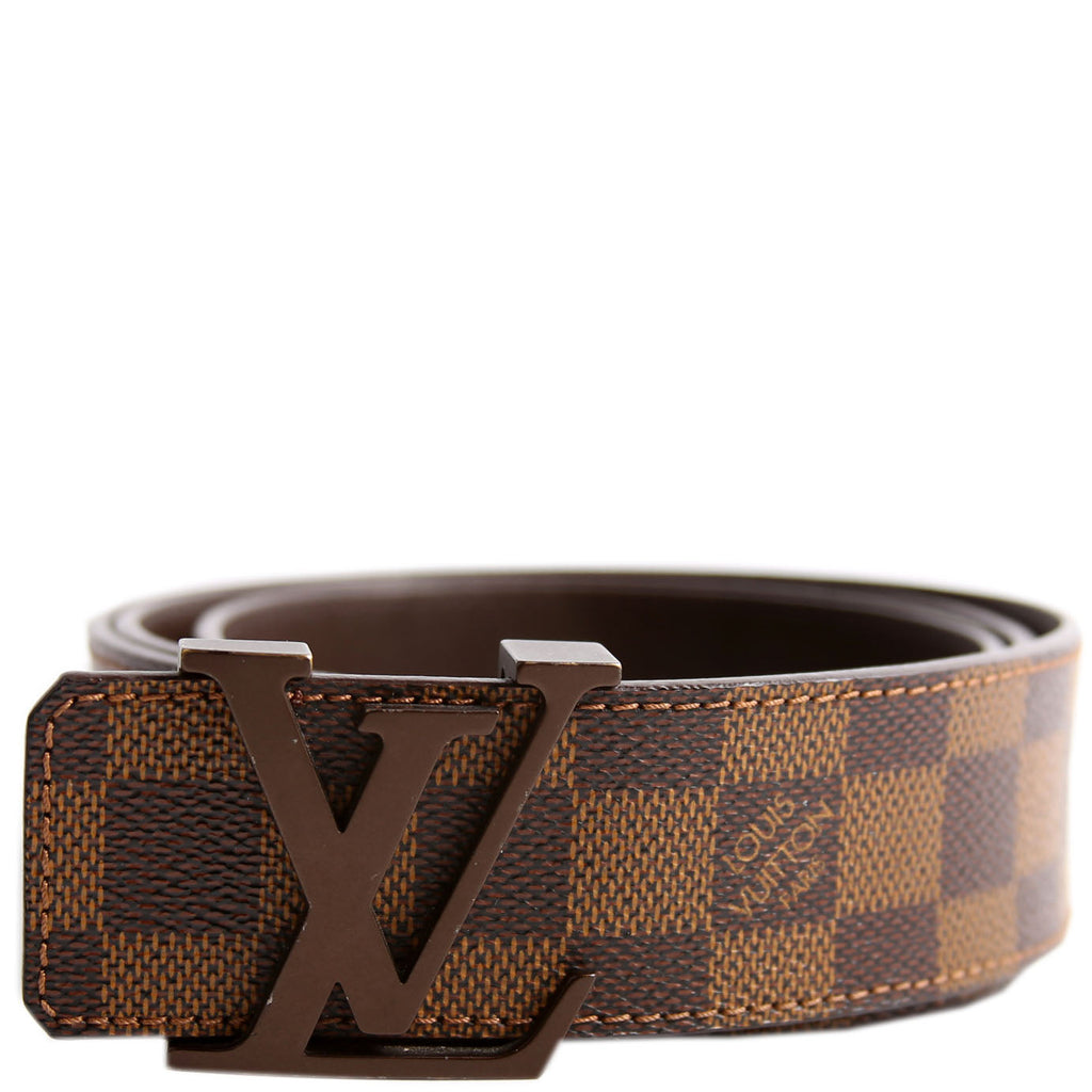 LV Initiales 40MM Damier Ebene Belt Size 95/38