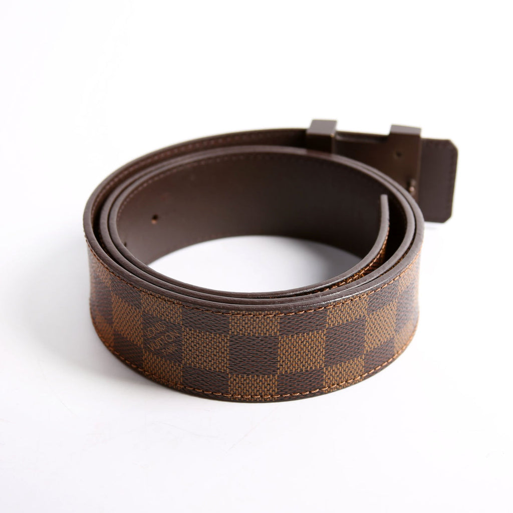 LV Initiales 40MM Damier Ebene Belt Size 95/38