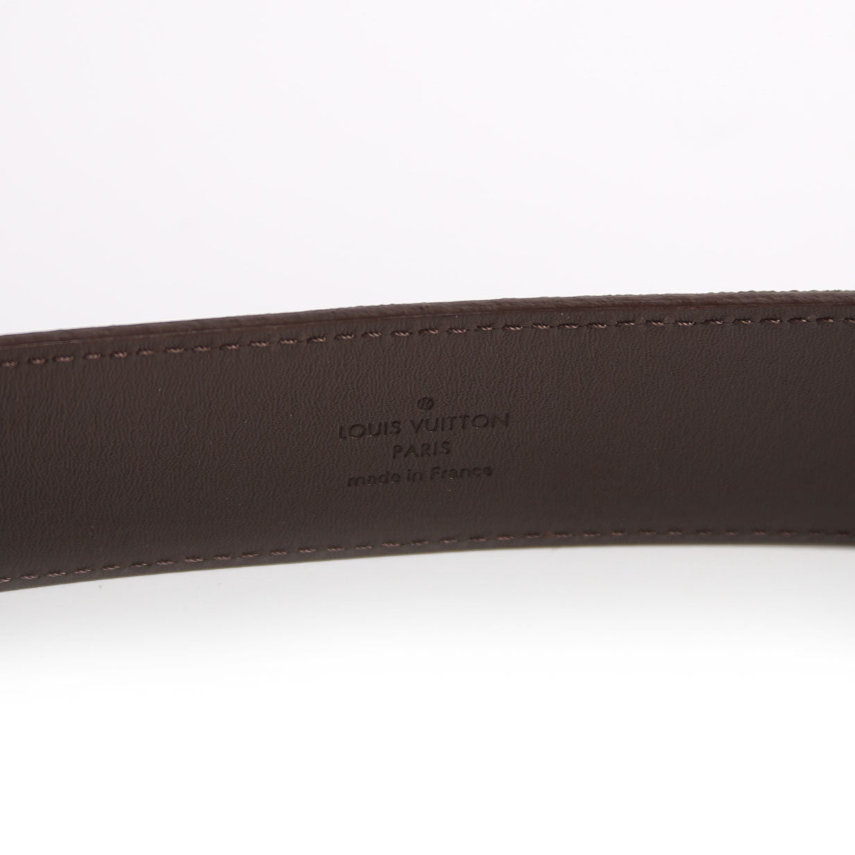 LV Initiales 40MM Damier Ebene Belt Size 95/38