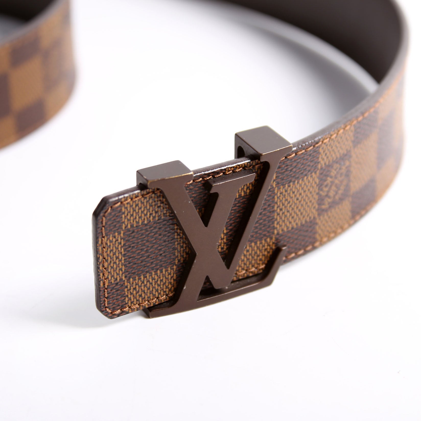 LV Initiales 40MM Damier Ebene Belt Size 95/38