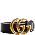 Gucci 414516 GG Marmont Belt Size 75/30 Black