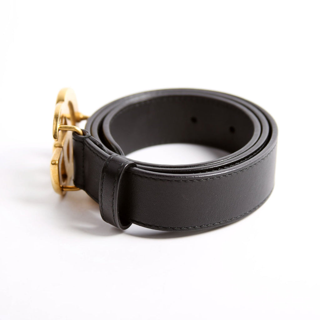 Gucci 414516 GG Marmont Belt Size 75/30 Black