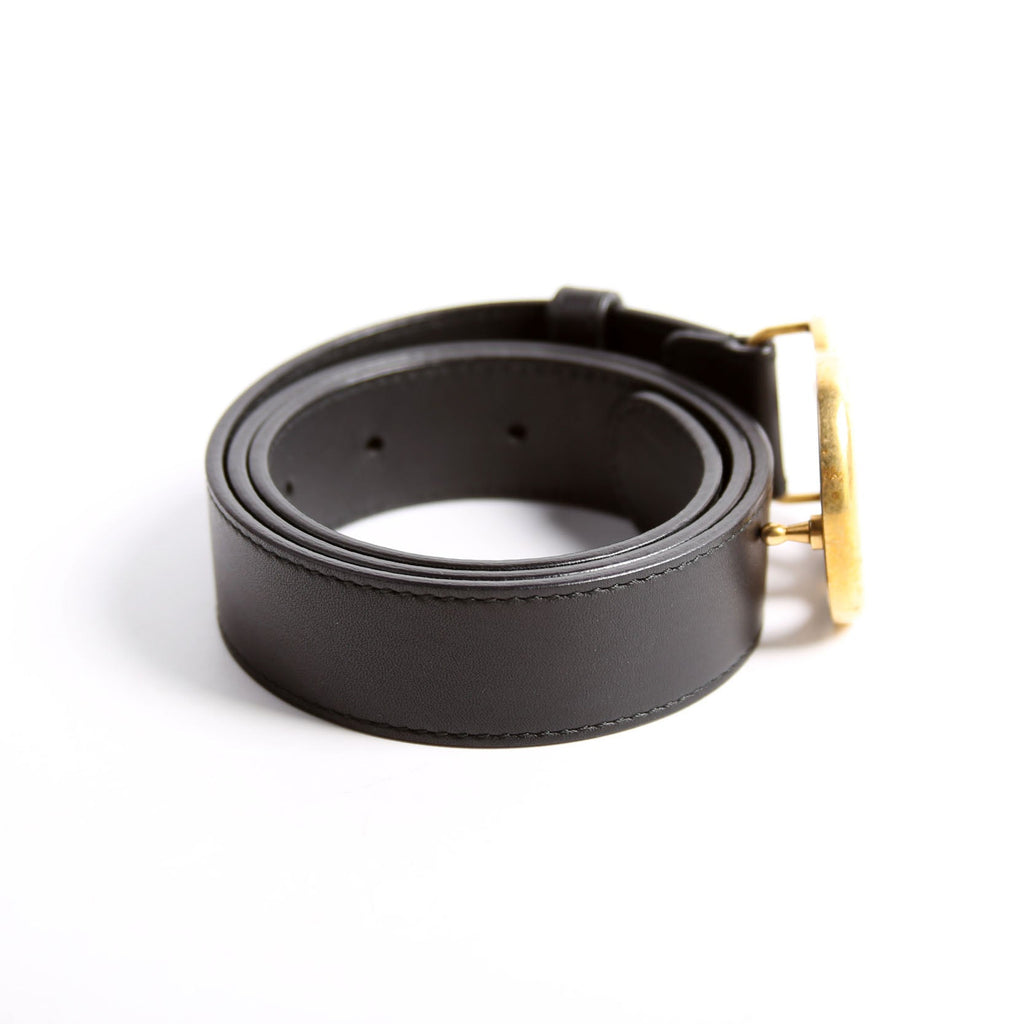 Gucci 414516 GG Marmont Belt Size 75/30 Black