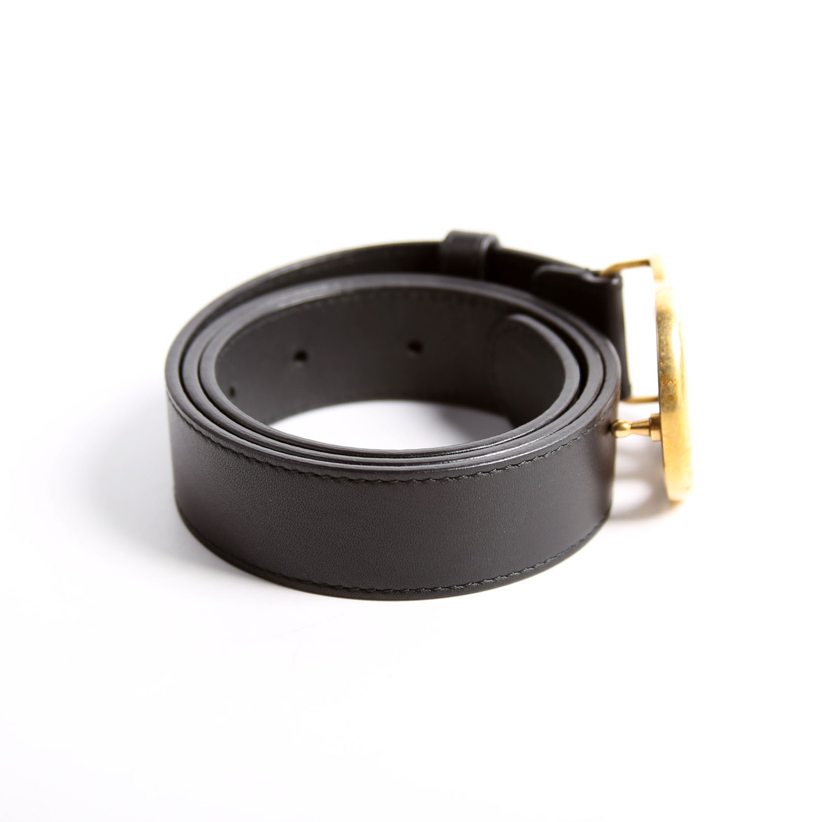 Gucci 414516 GG Marmont Belt Size 75/30 Black