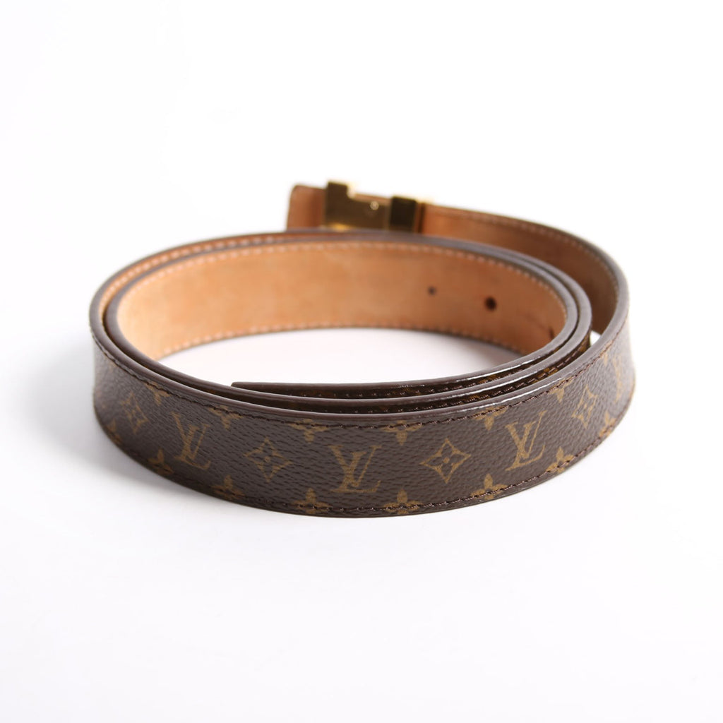 LV Initiales Mini 25MM Monogram Belt Size 85/34