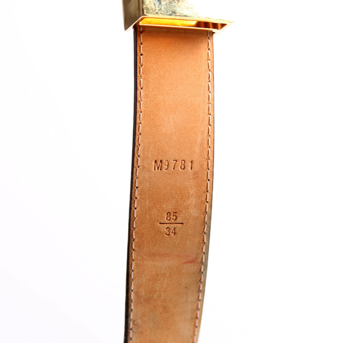 LV Initiales Mini 25MM Monogram Belt Size 85/34