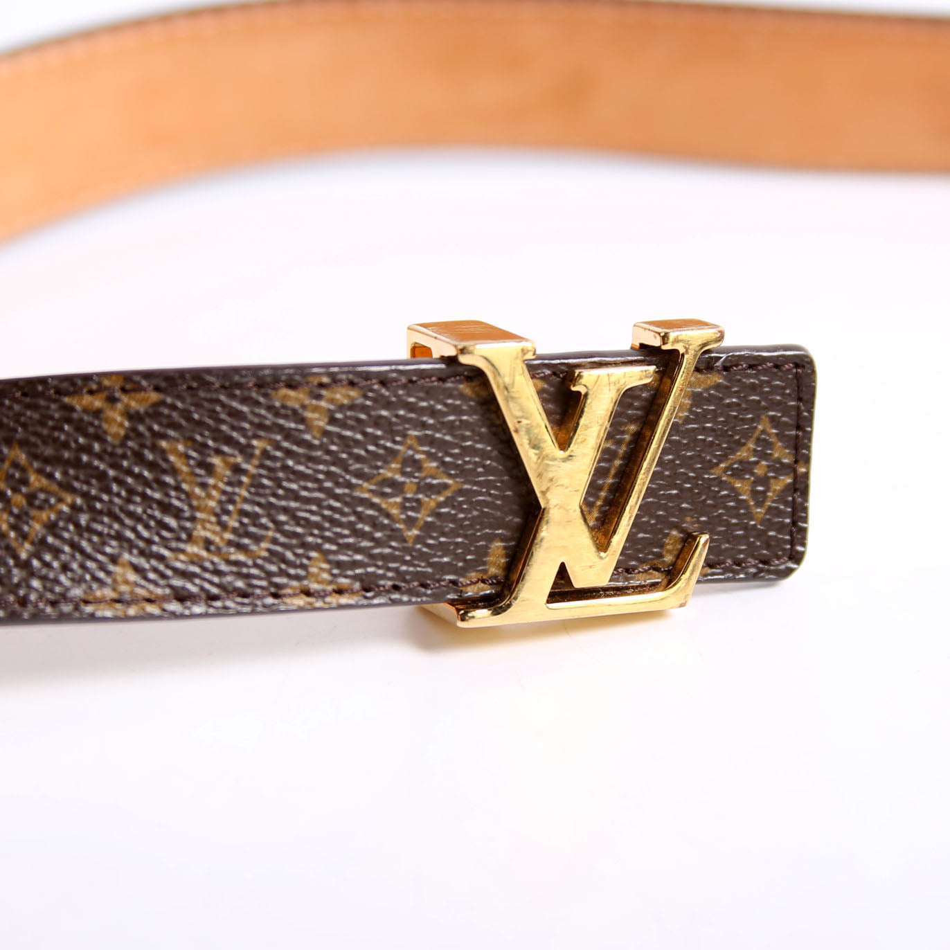 LV Initiales Mini 25MM Monogram Belt Size 85/34
