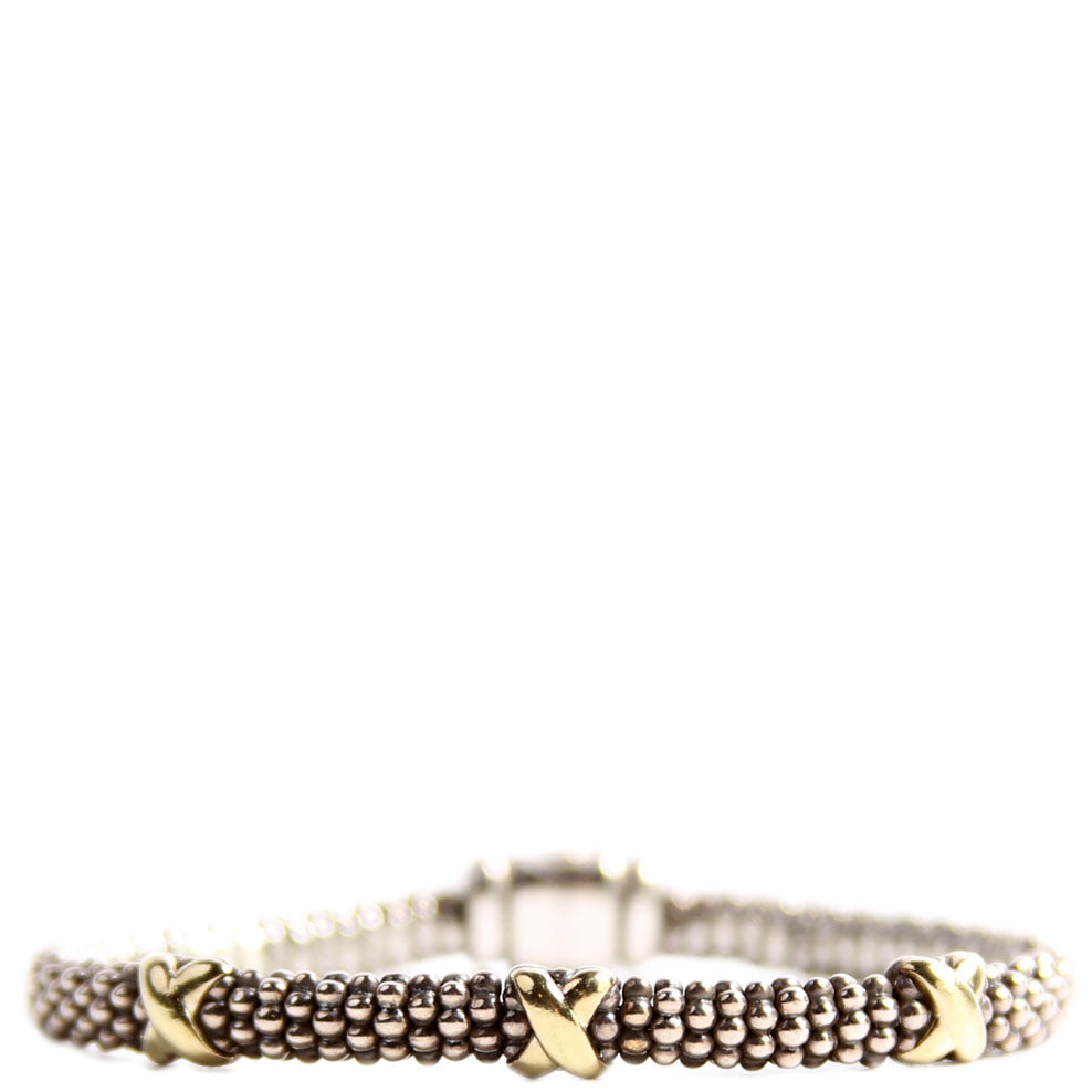 Embrace Three Station X 5MM Bracelet 750/925