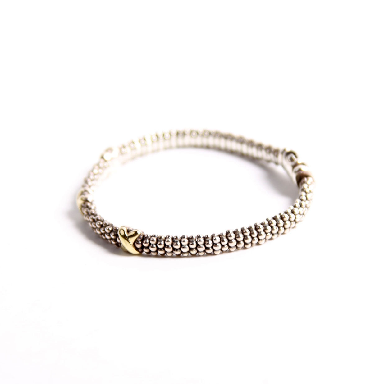 Embrace Three Station X 5MM Bracelet 750/925
