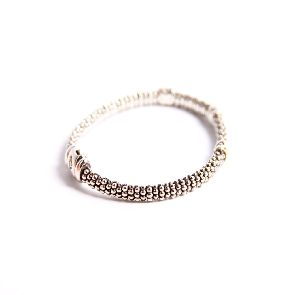 Embrace Three Station X 5MM Bracelet 750/925