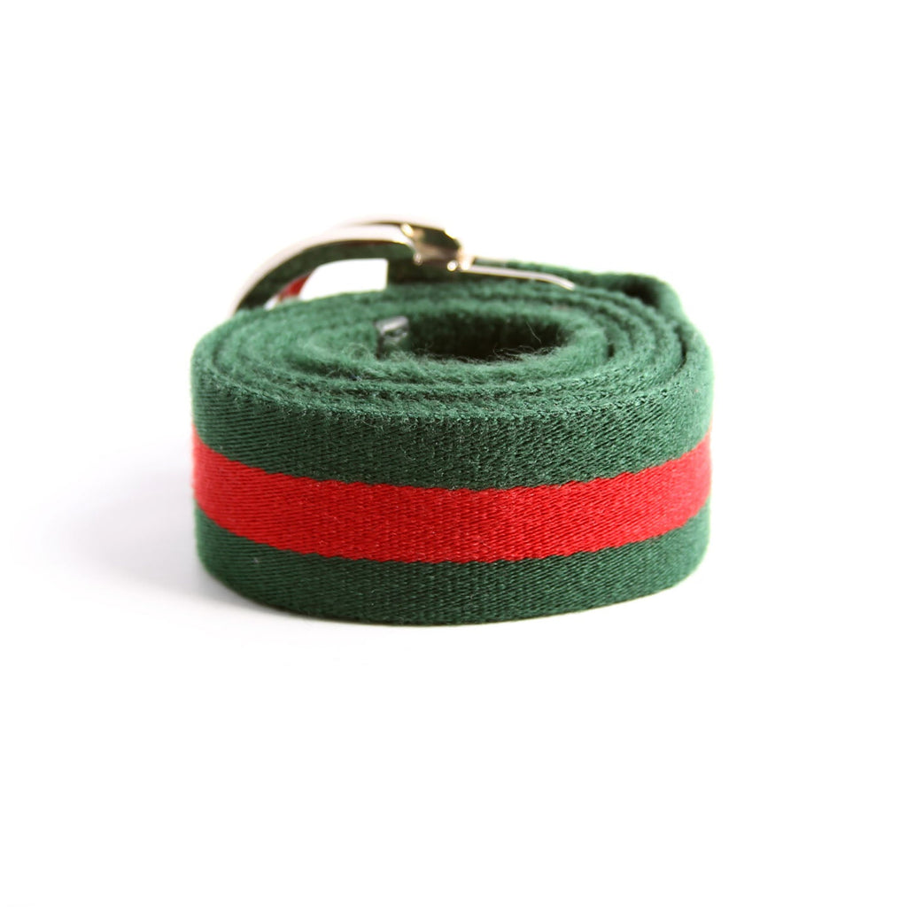 189812 Web Cotton Belt Size 90/36 Green/Red