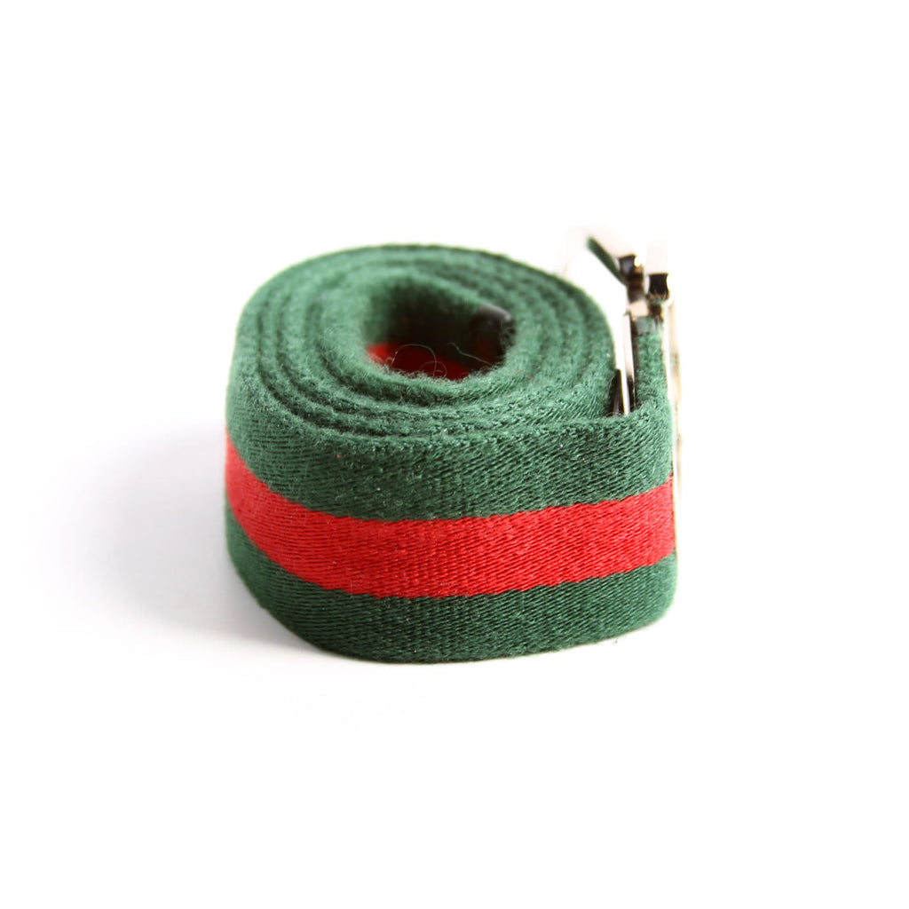 189812 Web Cotton Belt Size 90/36 Green/Red
