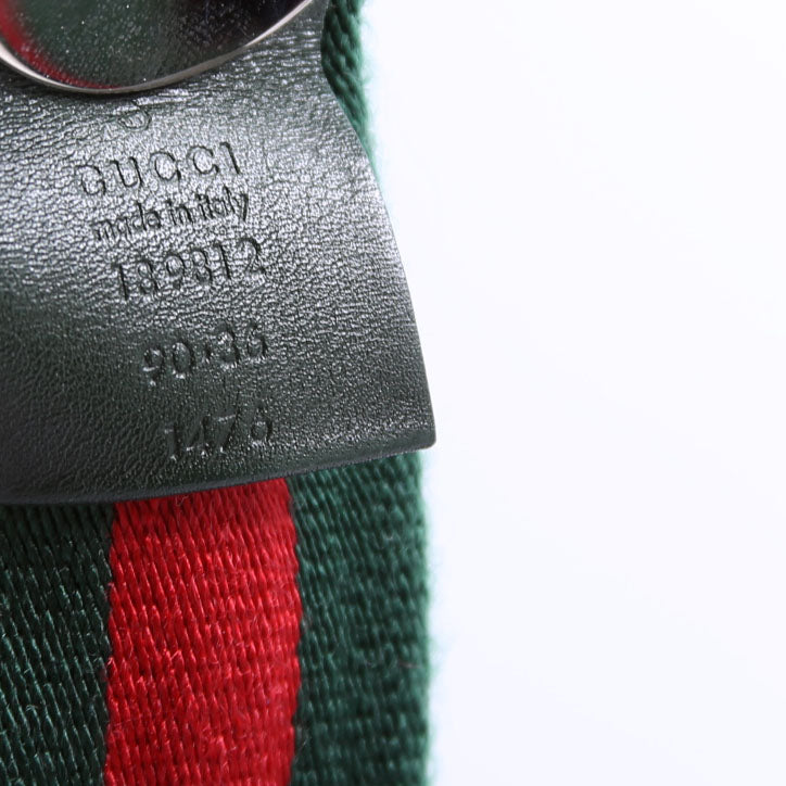 189812 Web Cotton Belt Size 90/36 Green/Red