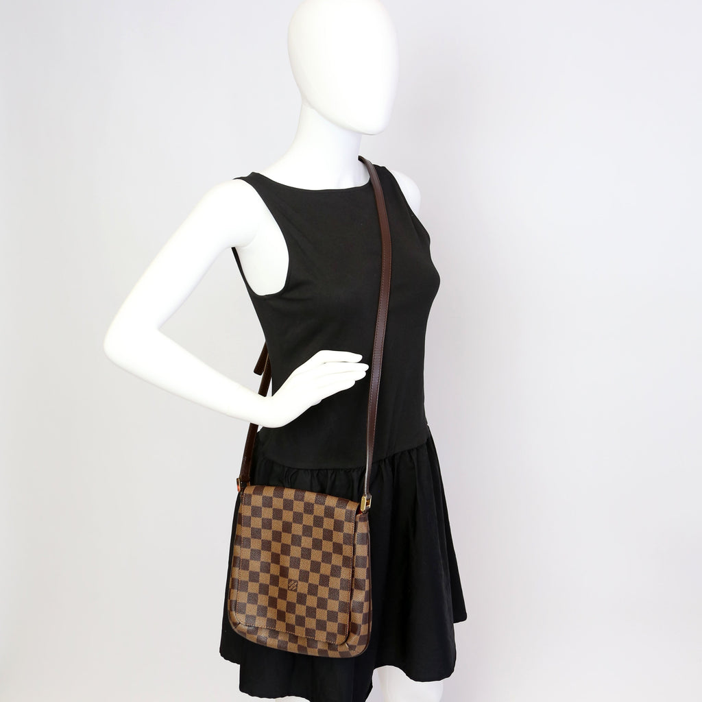 Musette Salsa Long Damier Ebene