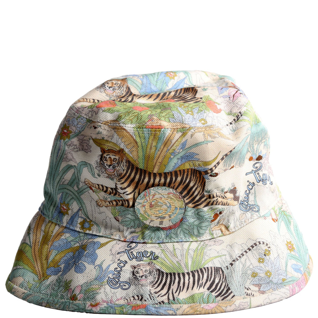 Gucci Tiger Canvas Bucket Size Large