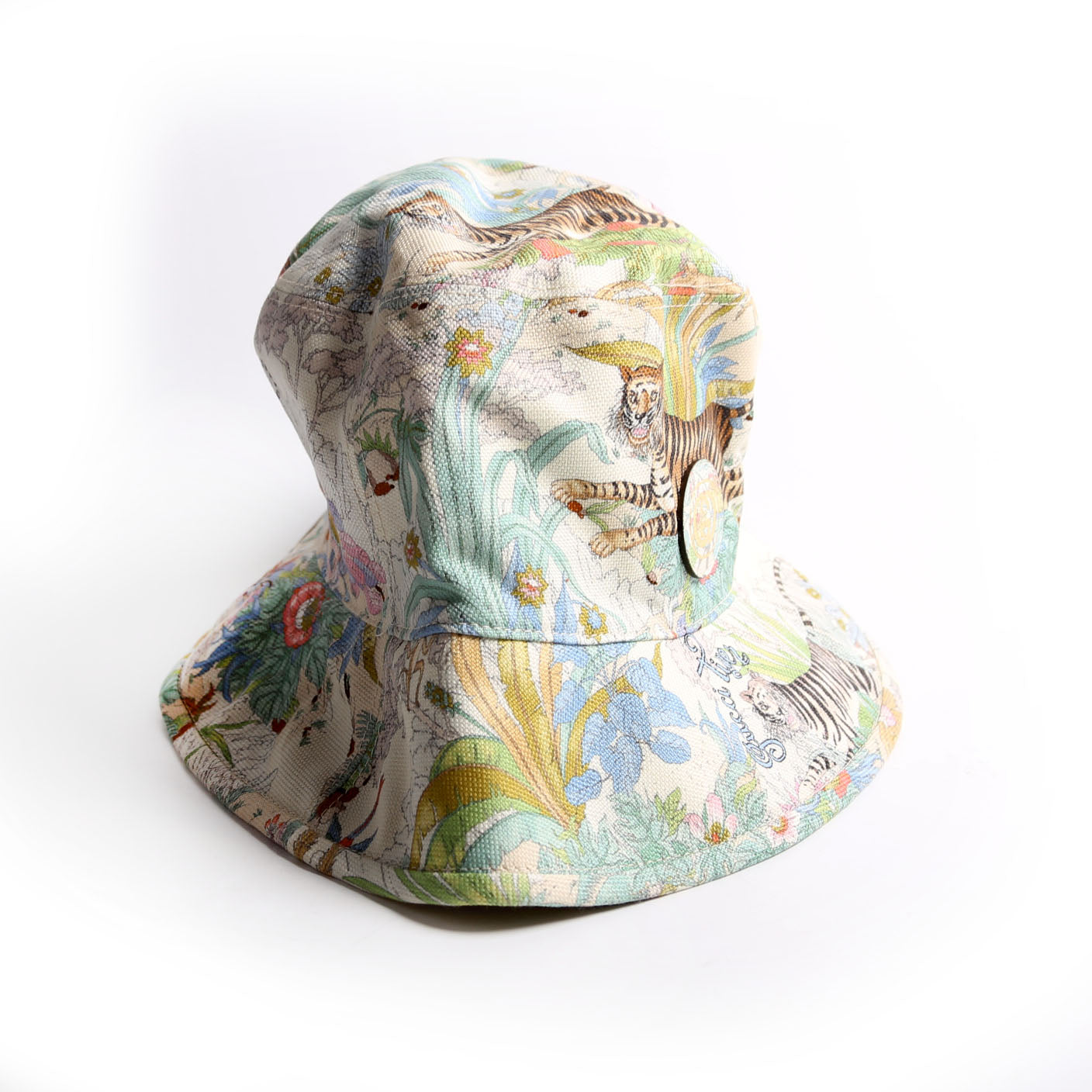 Gucci Tiger Canvas Bucket Size Large