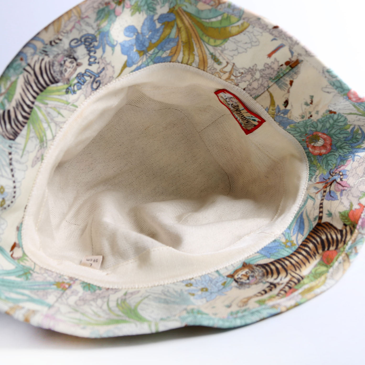 Gucci Tiger Canvas Bucket Size Large