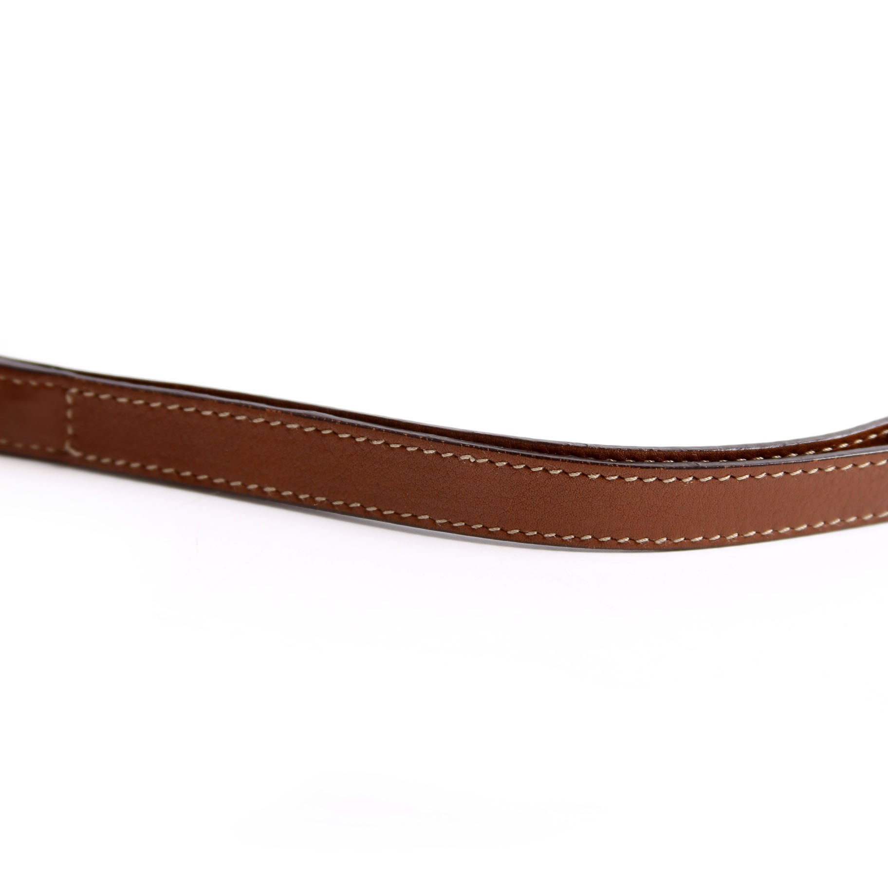 190553 Guccissima Leather Wristlet Brown