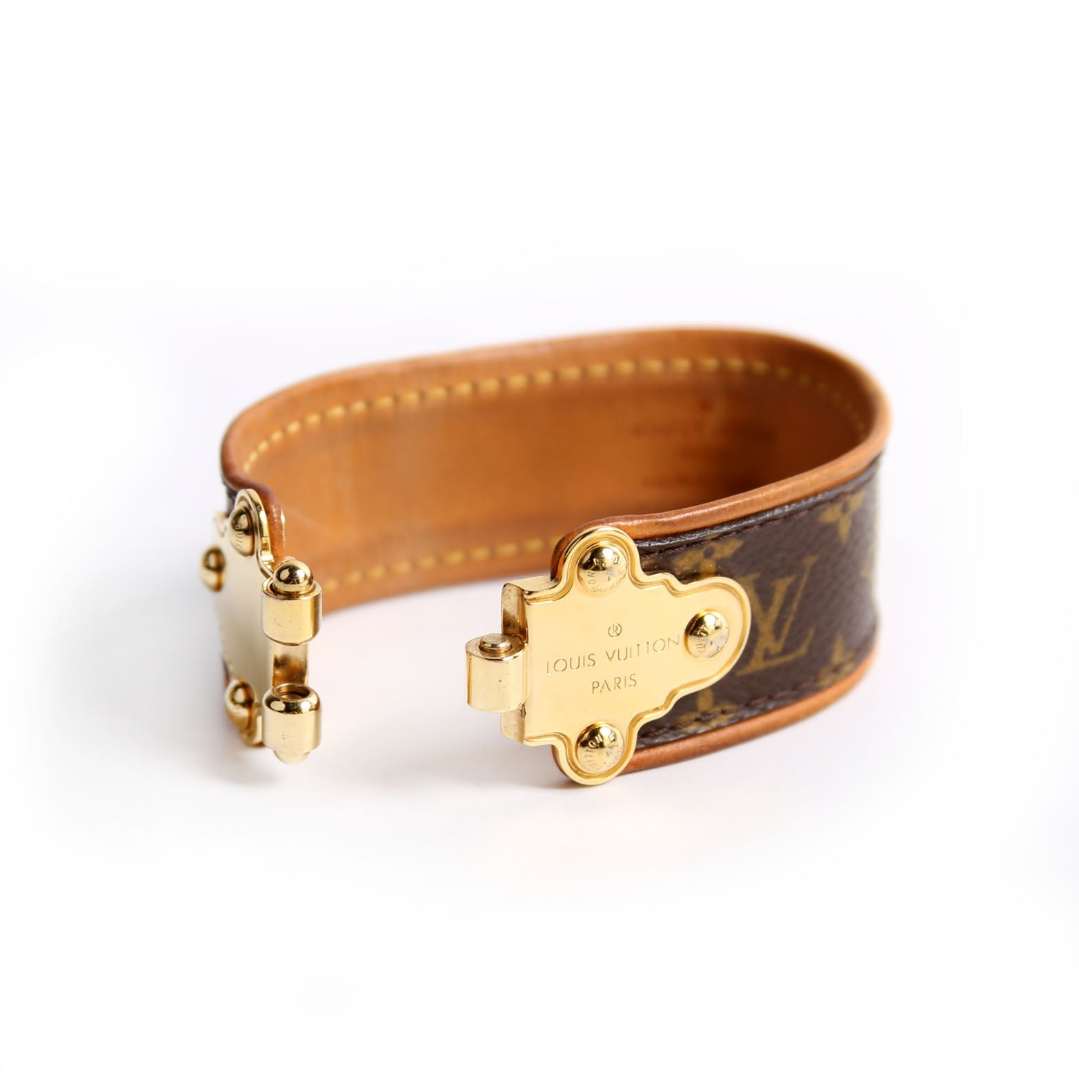 Save It Monogram Cuff Bracelet Size 19