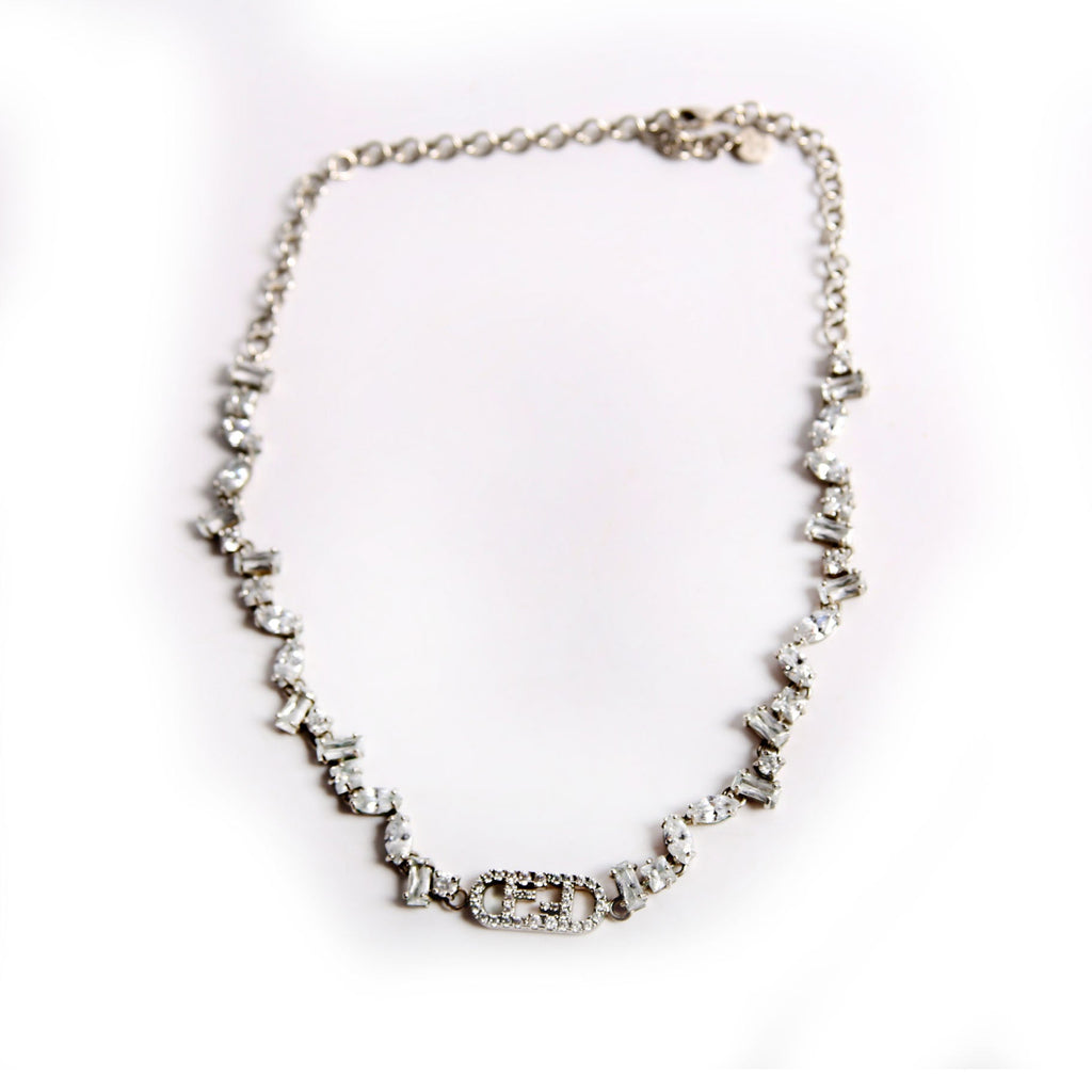 O'Lock Crystal Choker Silver