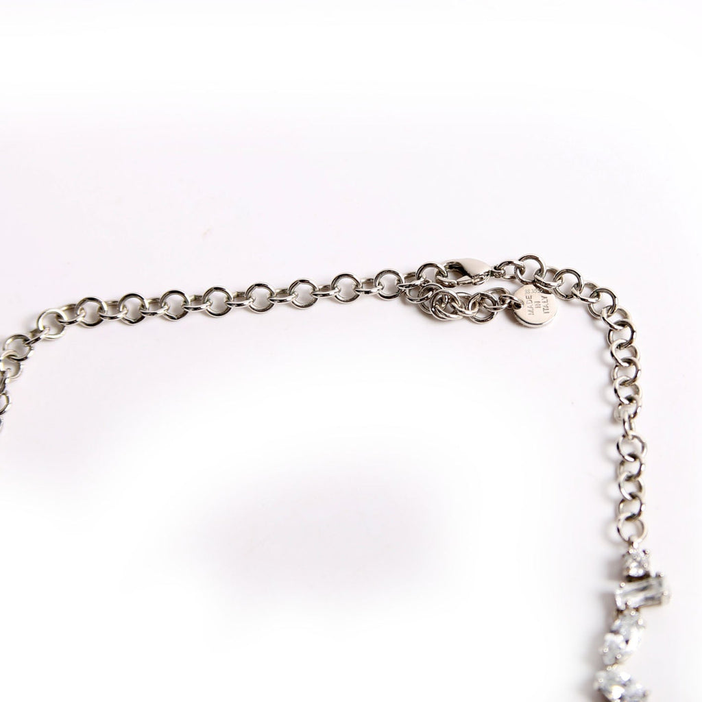 O'Lock Crystal Choker Silver