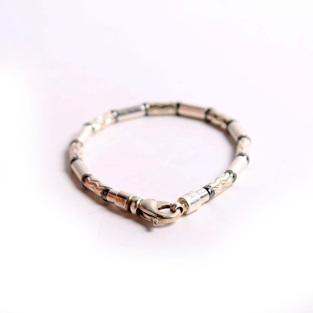 Aztec Zigzag Bracelet Hemantite/925