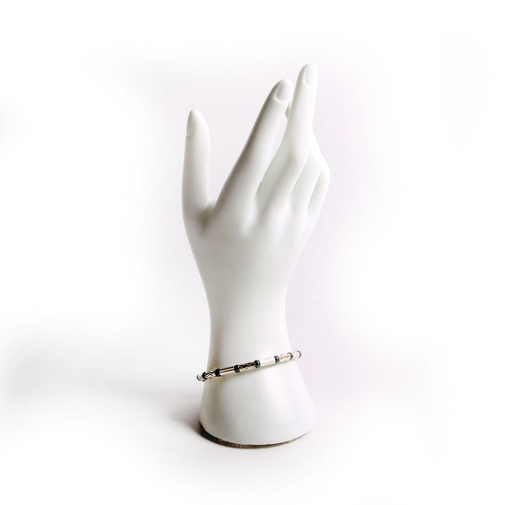 Aztec Zigzag Bracelet Hemantite/925
