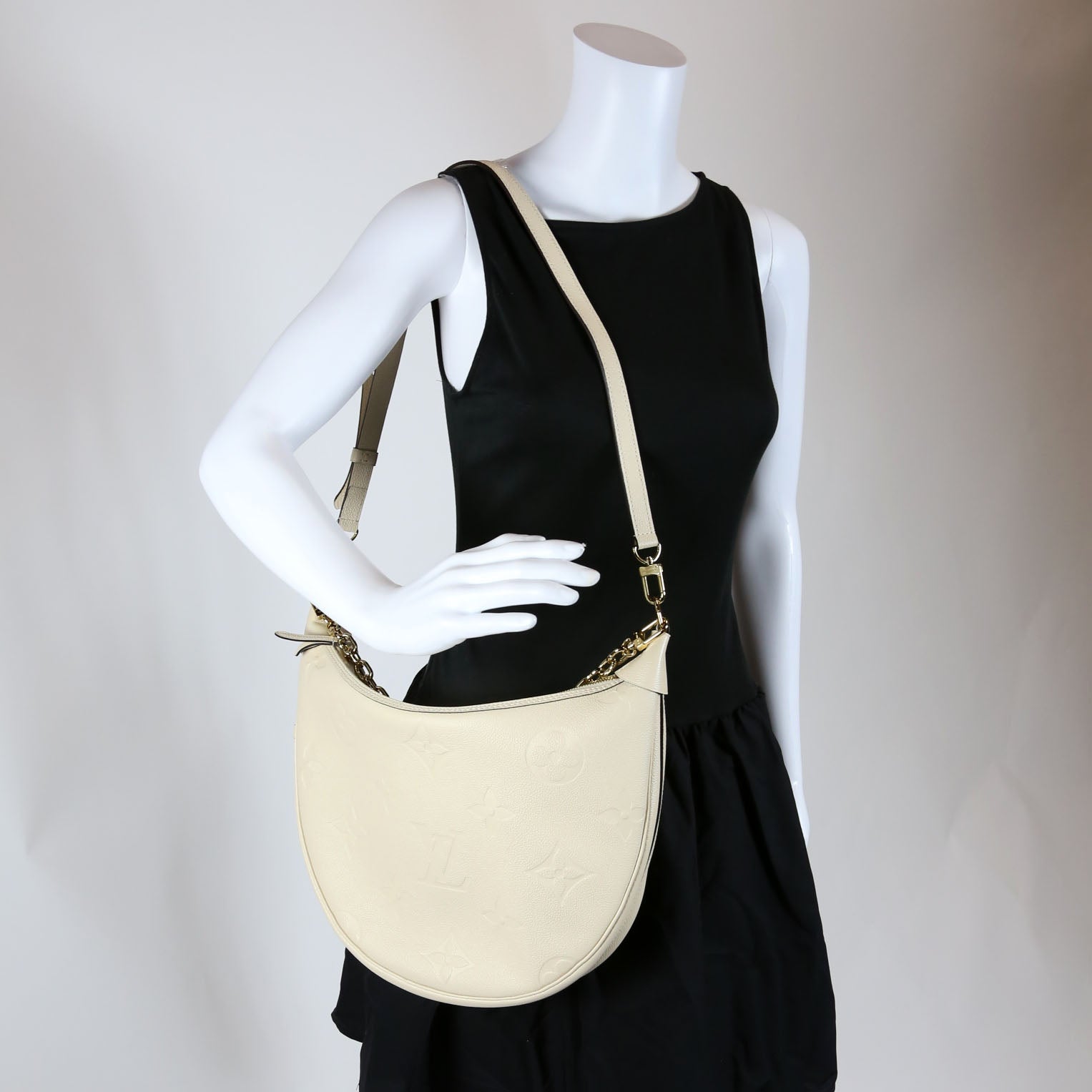Loop Hobo Empreinte Cream