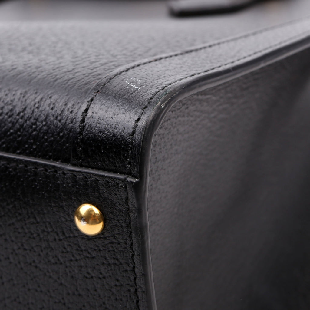 678842 Diana Tote Leather Medium Black