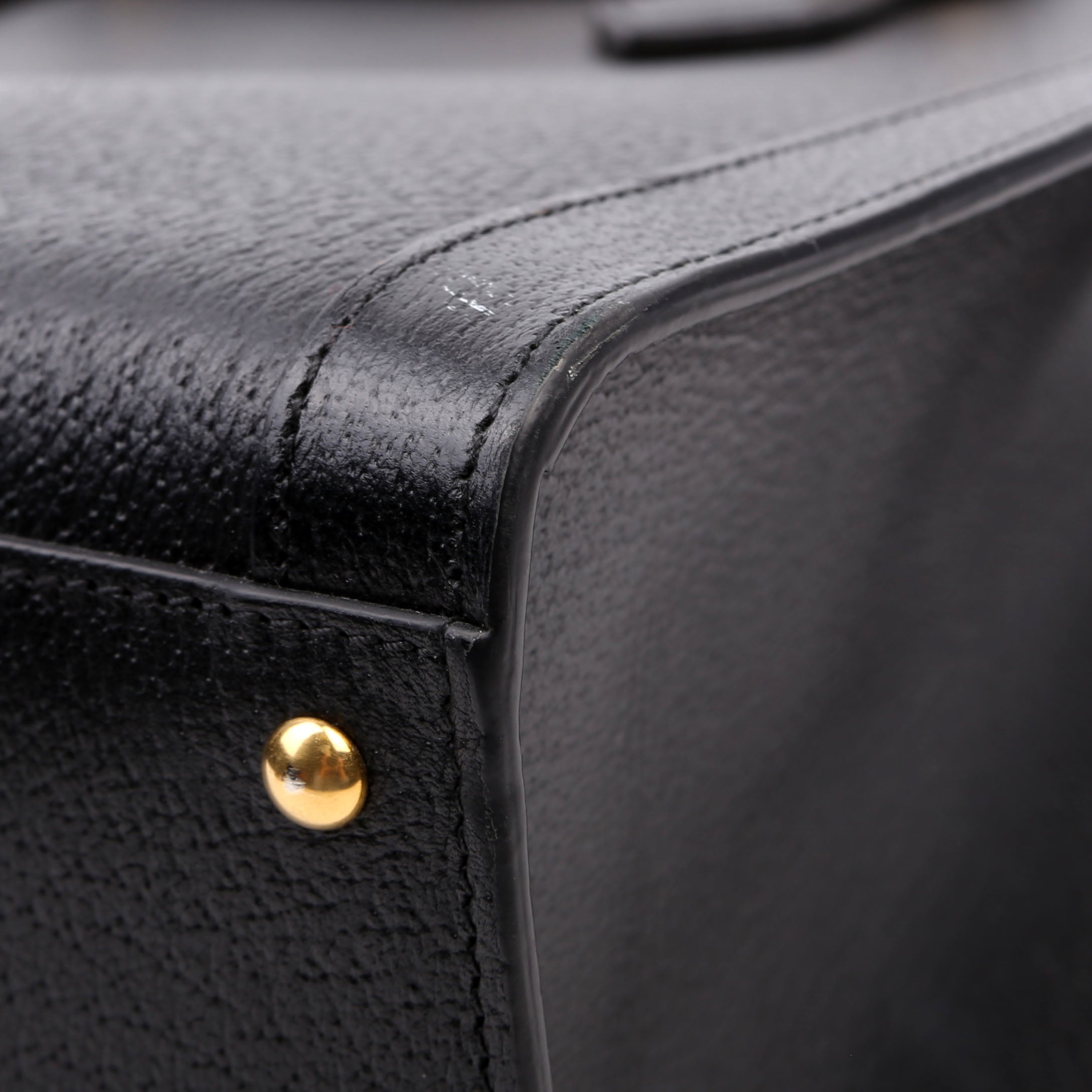 678842 Diana Tote Leather Medium Black
