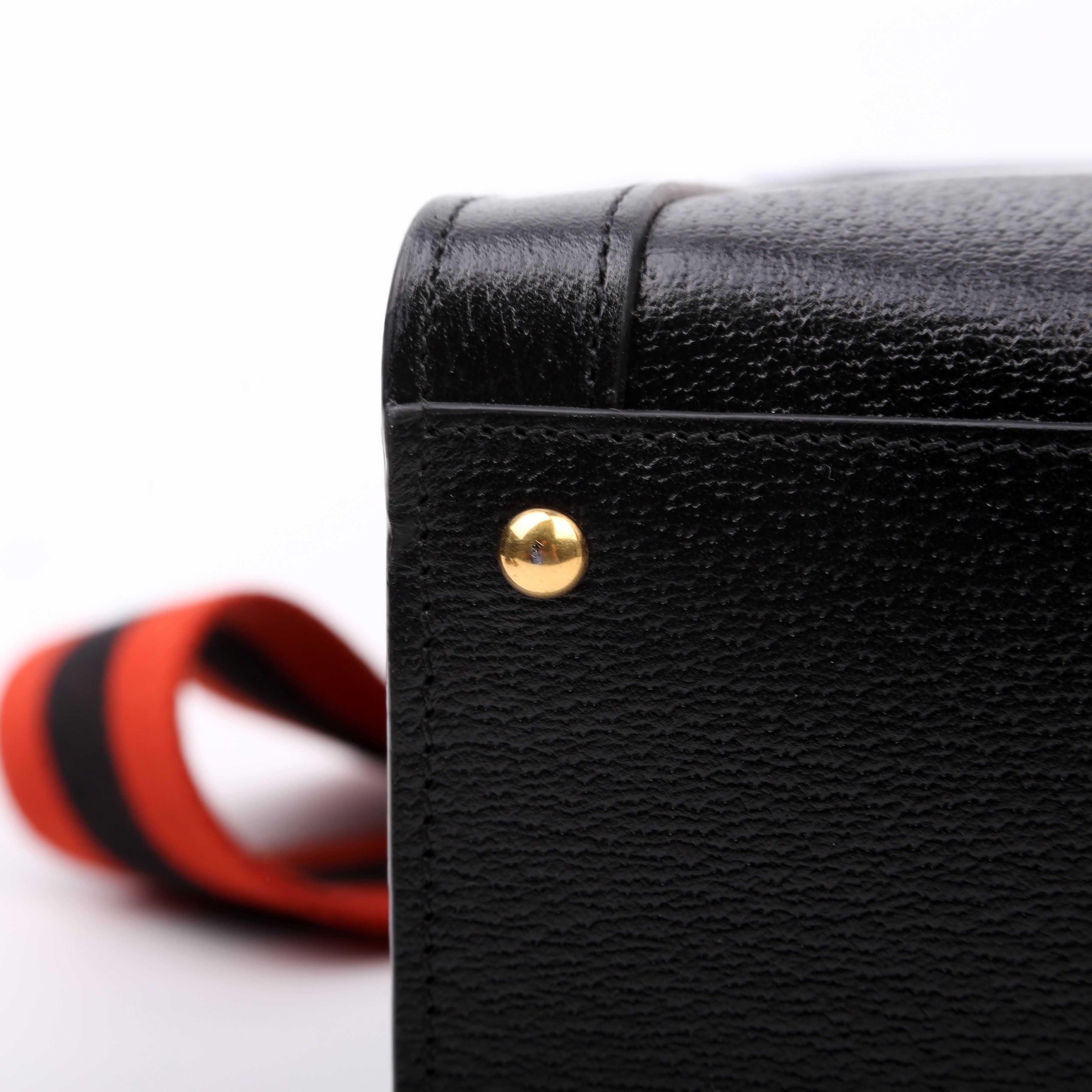 678842 Diana Tote Leather Medium Black