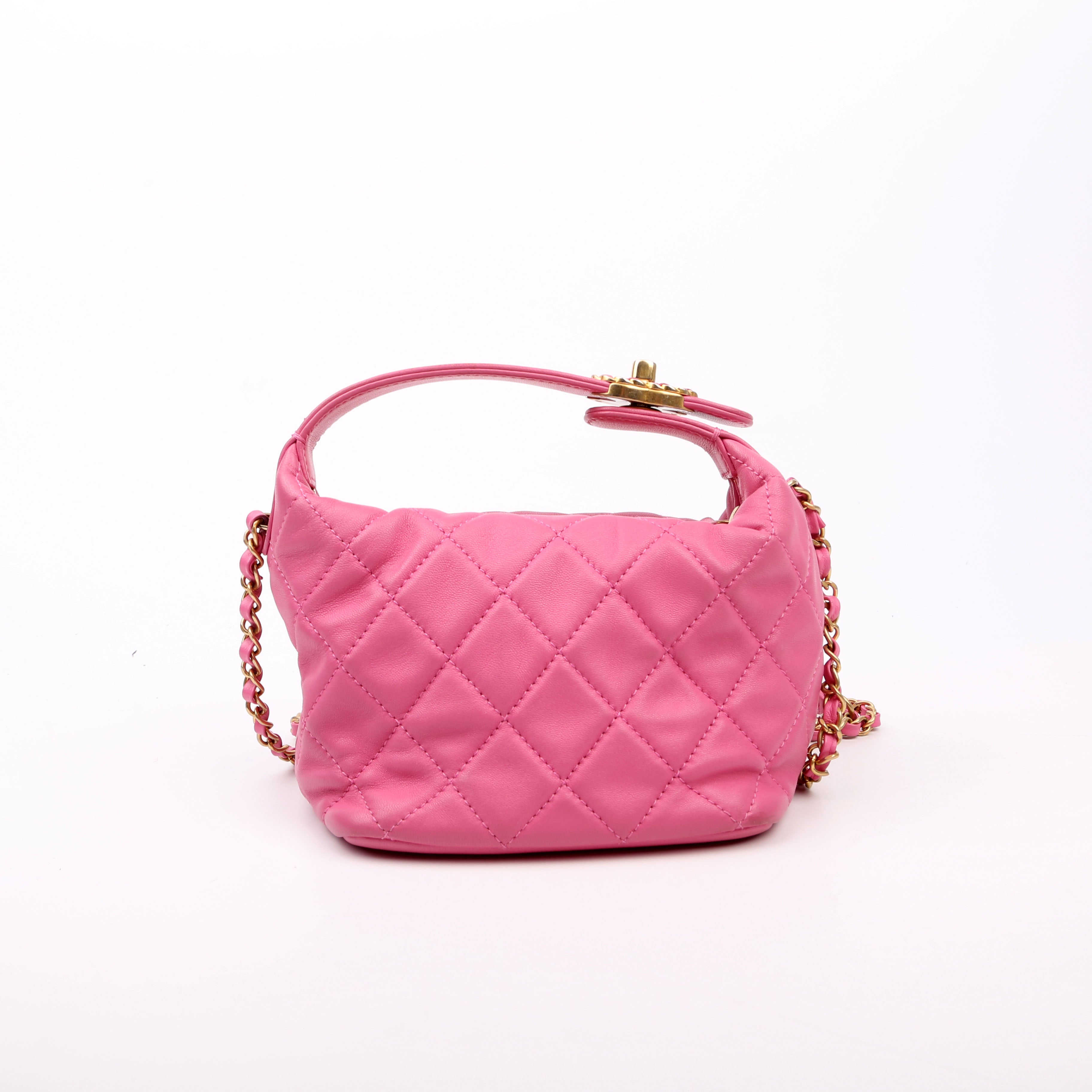 Perfect Meeting Hobo Lambskin 29M Pink
