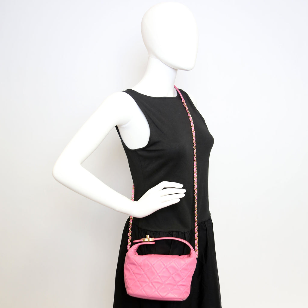 Perfect Meeting Hobo Lambskin 29M Pink