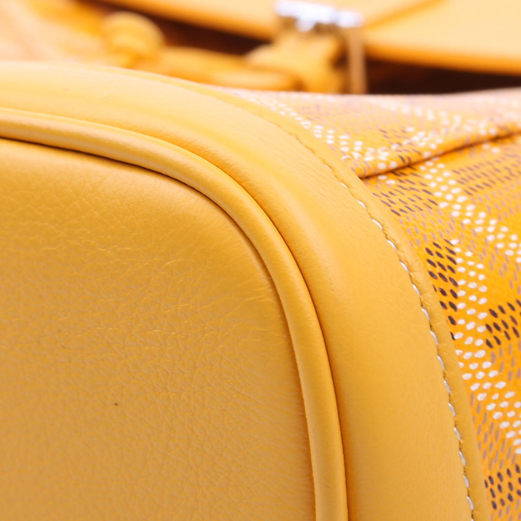 Alpin Mini Backpack Goyardine Canvas Yellow