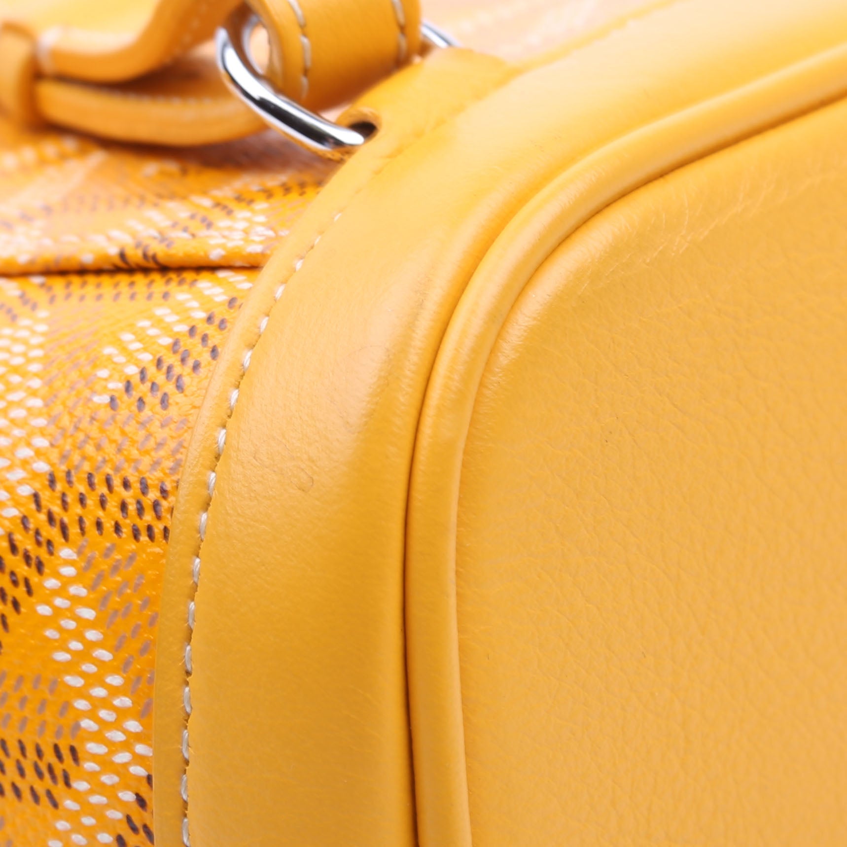 Alpin Mini Backpack Goyardine Canvas Yellow