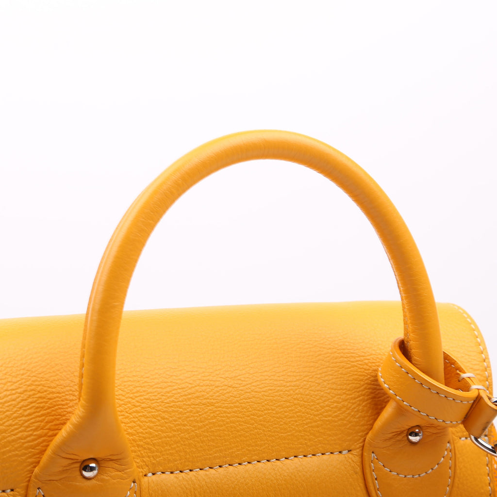 Alpin Mini Backpack Goyardine Canvas Yellow