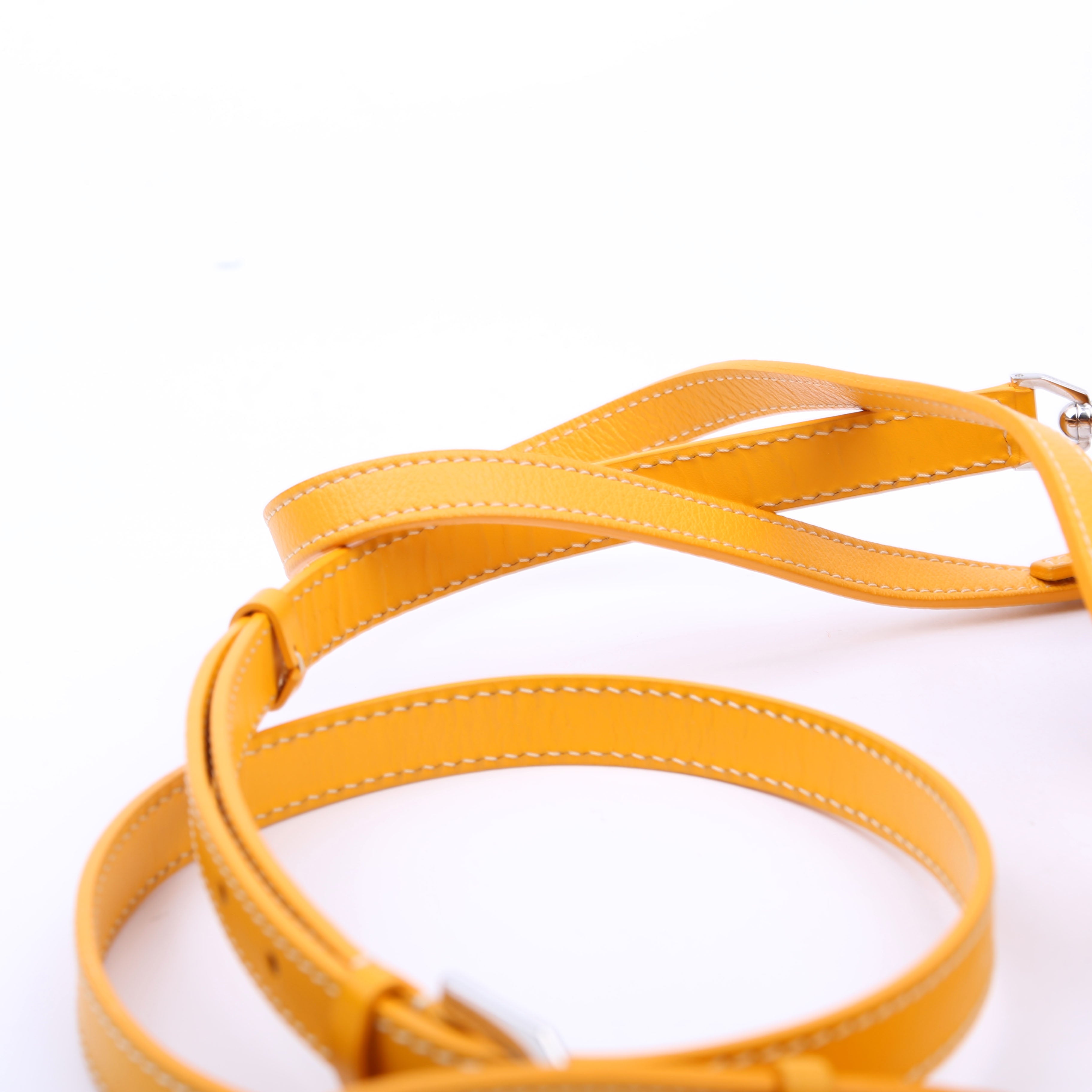 Alpin Mini Backpack Goyardine Canvas Yellow