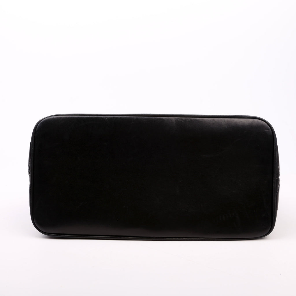 Medallion Tote Lambskin Black