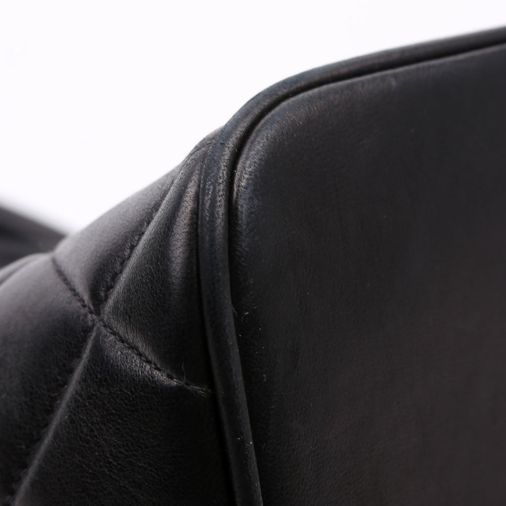 Medallion Tote Lambskin Black