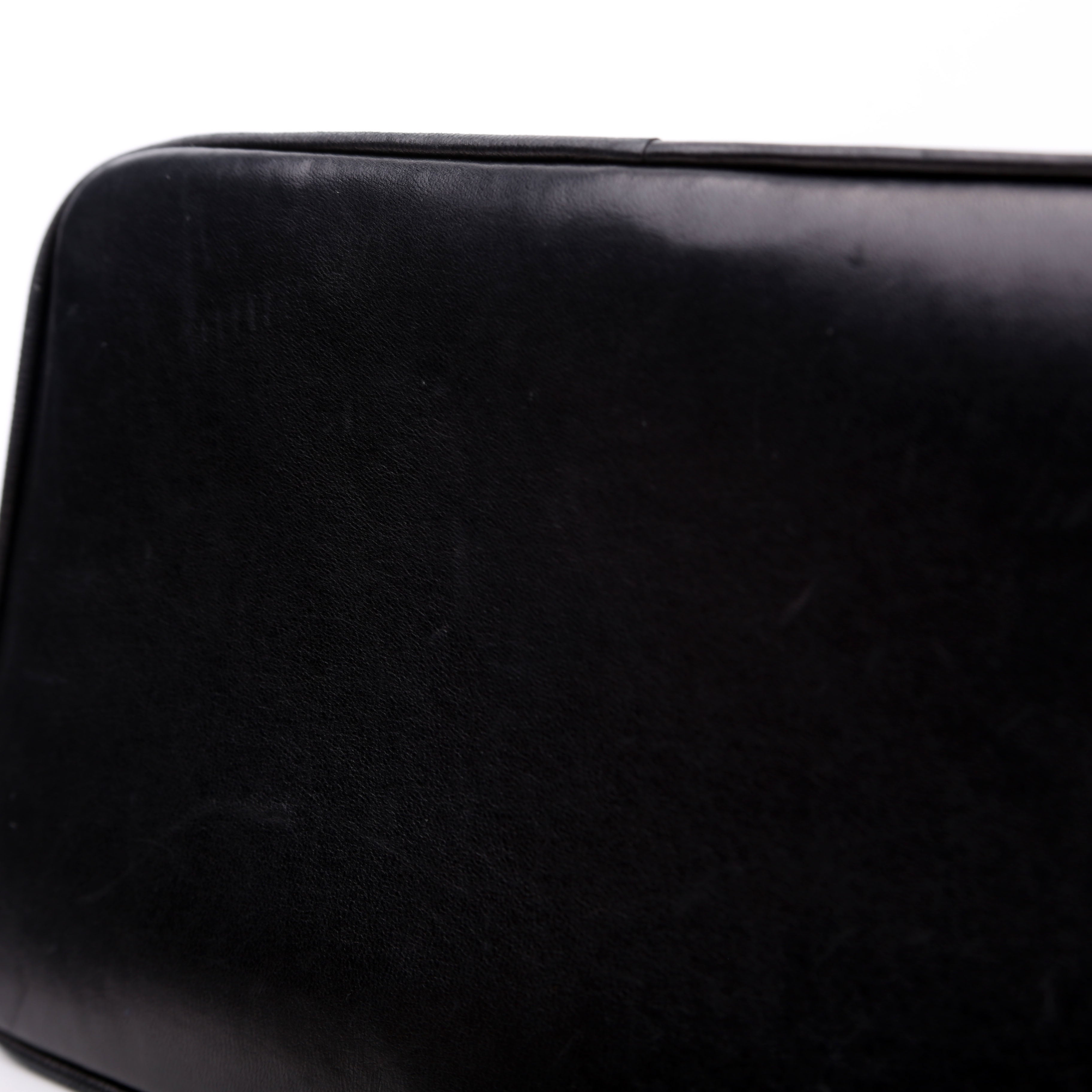 Medallion Tote Lambskin Black