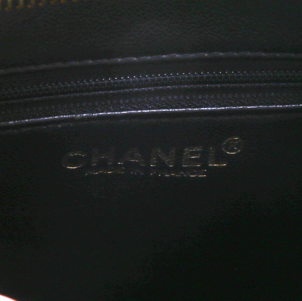 Medallion Tote Lambskin Black
