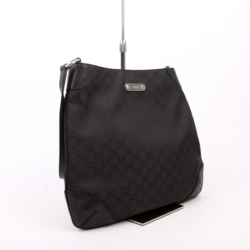 196140 GG Canvas Capri Shoulder Bag