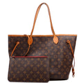 Neverfull With Wallet MM Monogram Red