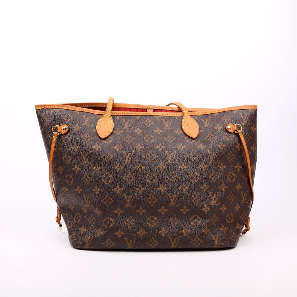 Neverfull With Wallet MM Monogram Red