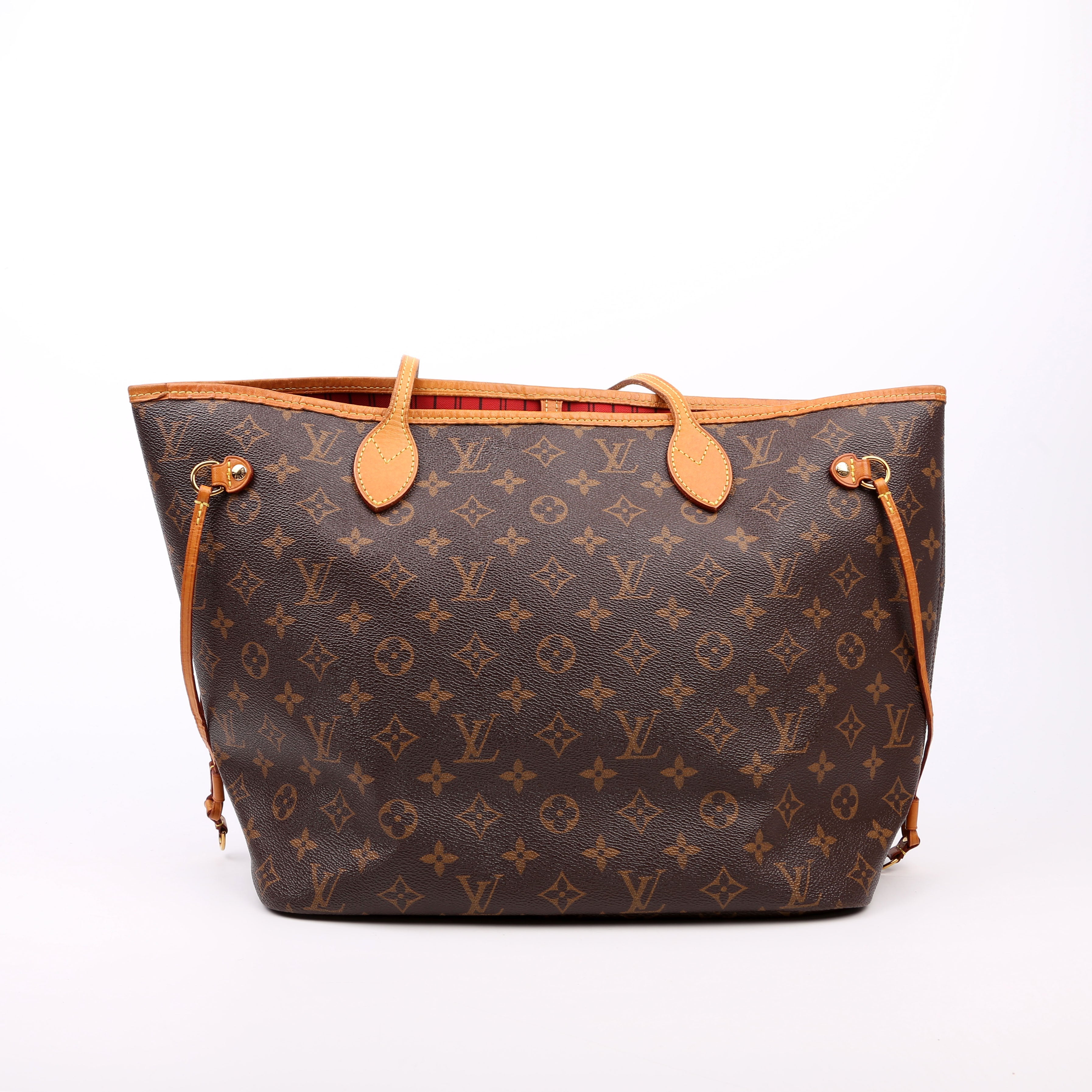 Neverfull With Wallet MM Monogram Red