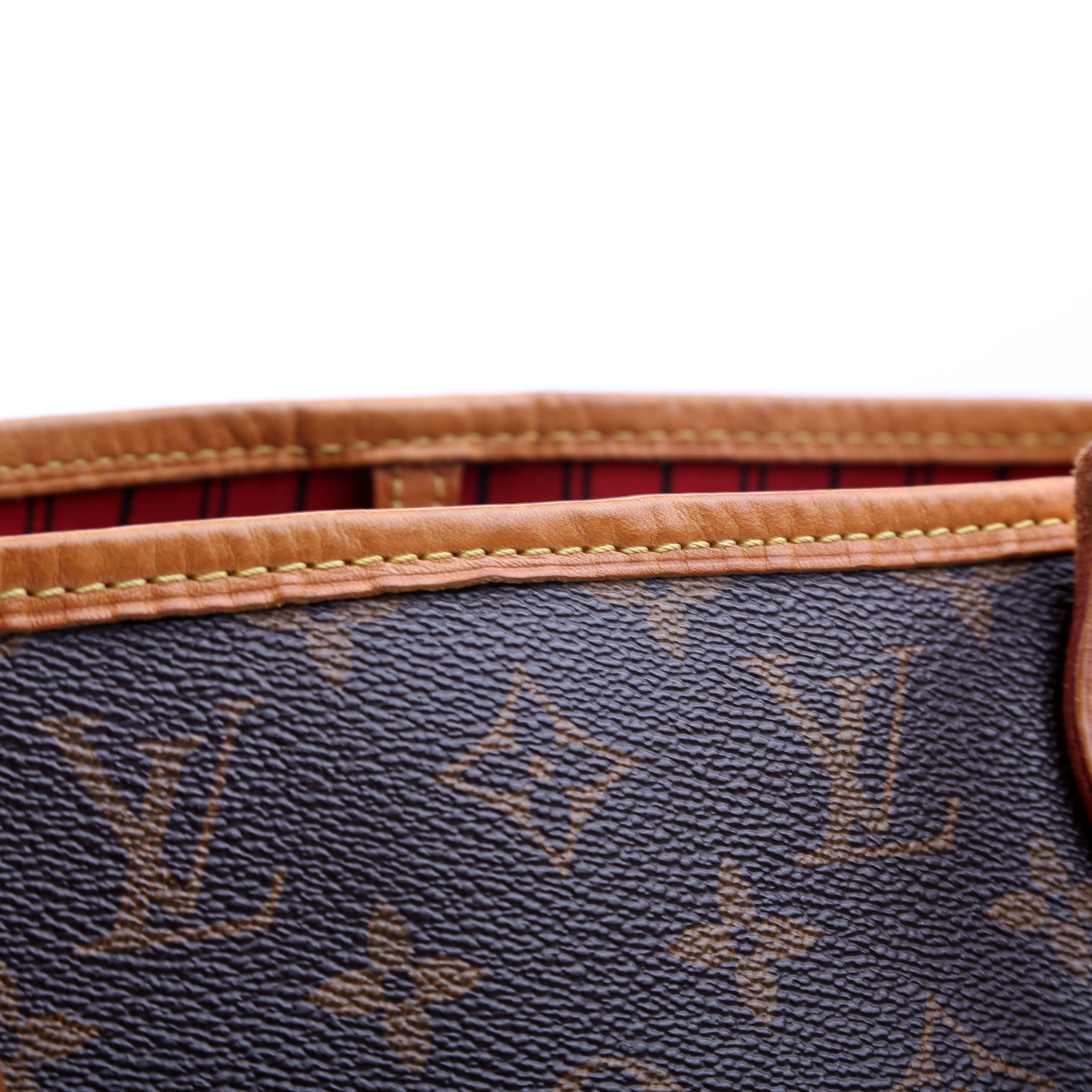 Neverfull With Wallet MM Monogram Red