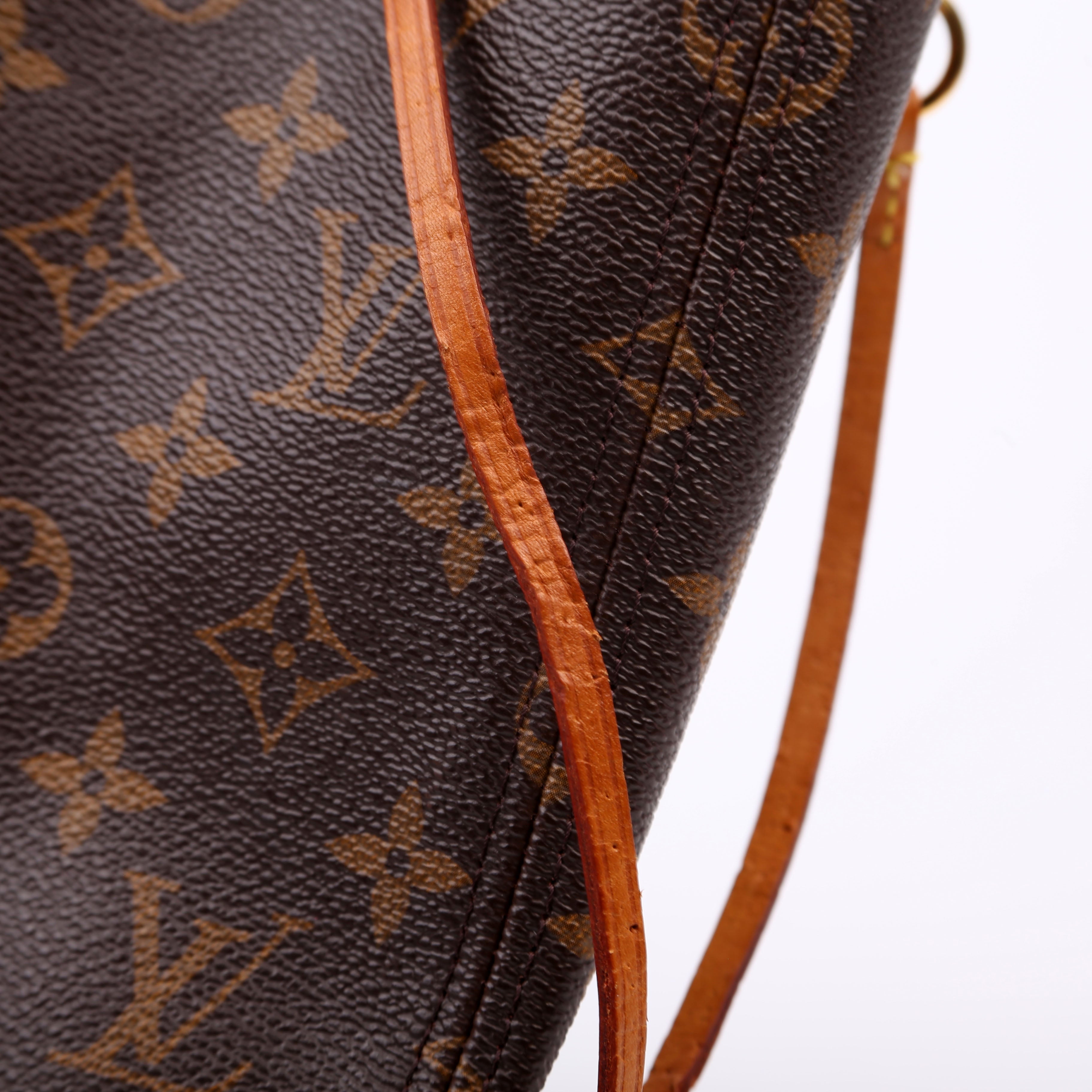 Neverfull With Wallet MM Monogram Red