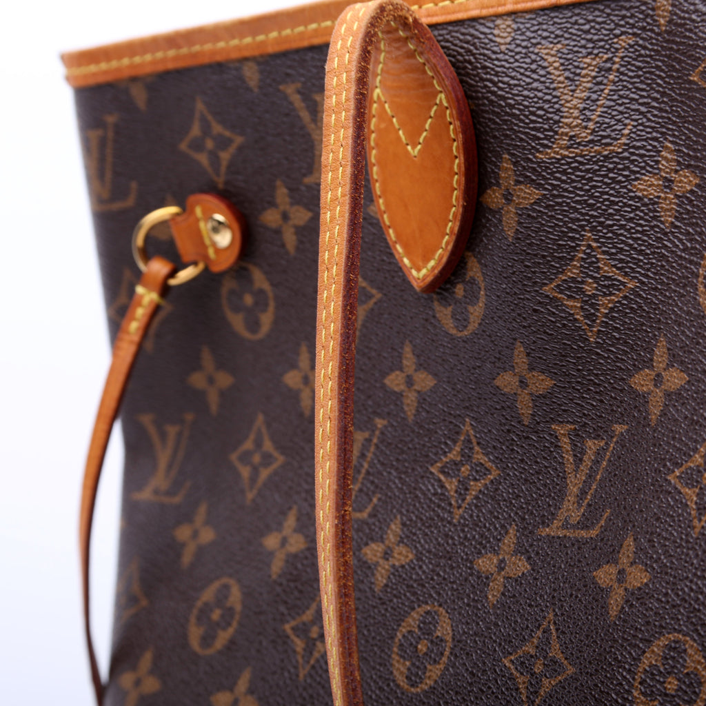 Neverfull With Wallet MM Monogram Red