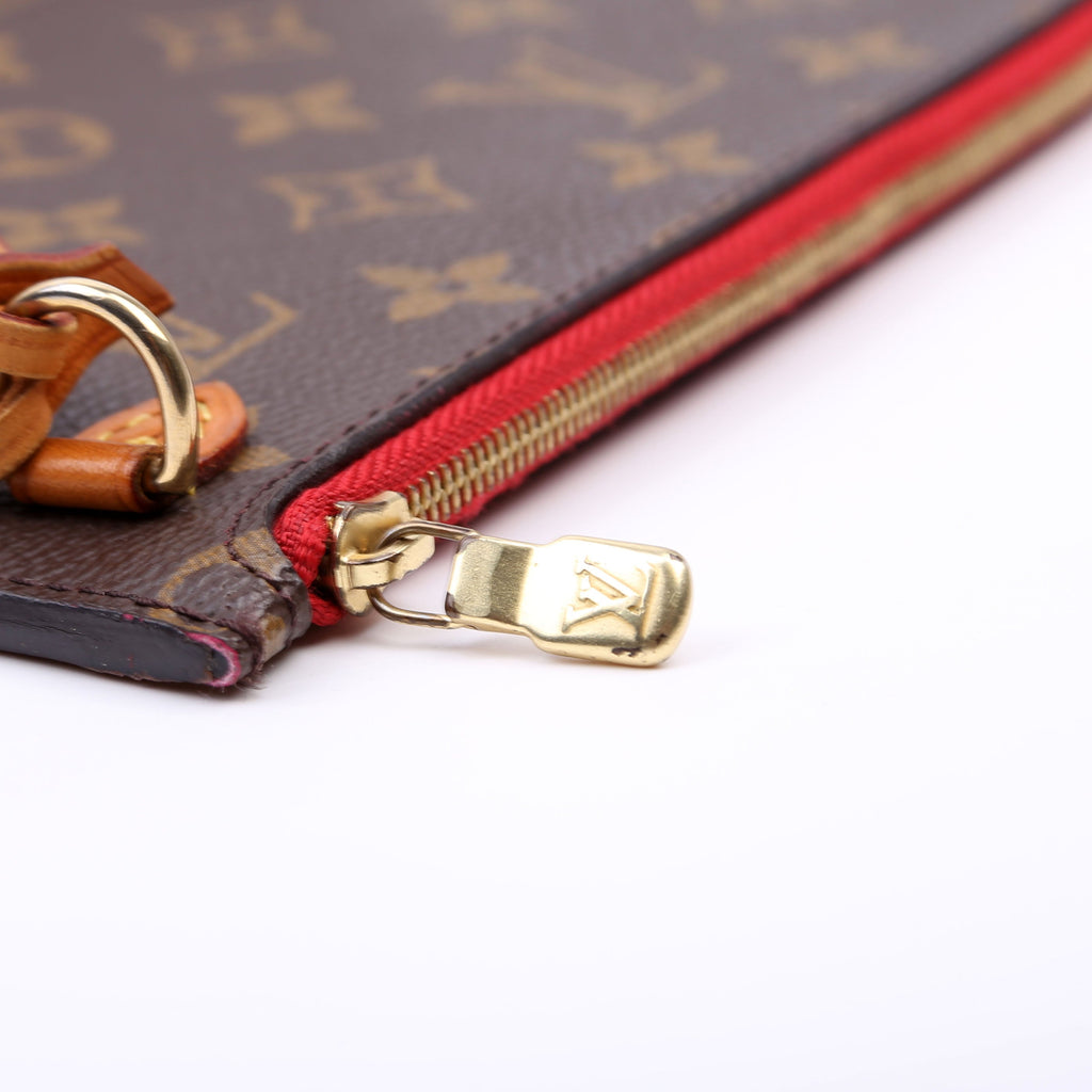 Neverfull With Wallet MM Monogram Red
