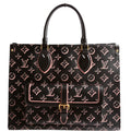Onthego MM Fall For You Monogram Black/Pink